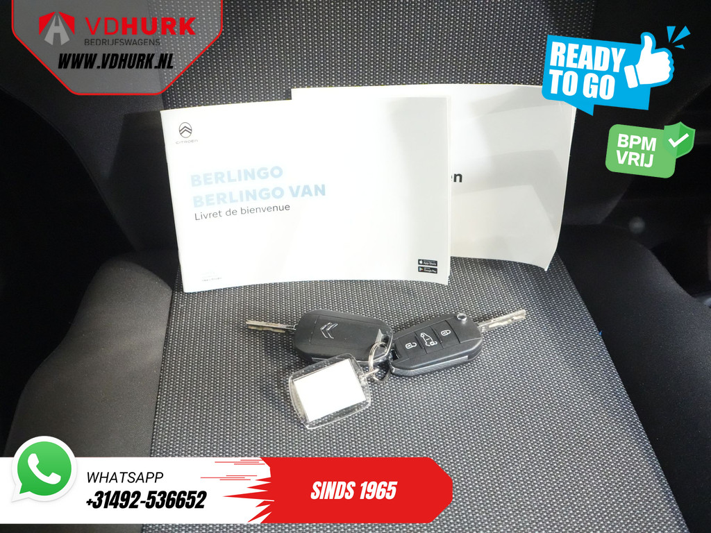 Citroën Berlingo Bestelbus 1.2 PureTech 110 pk BENZINE BPM VRIJ! Ready2Go Carplay/ Navi/ Airco/ Cruise /PDC 20