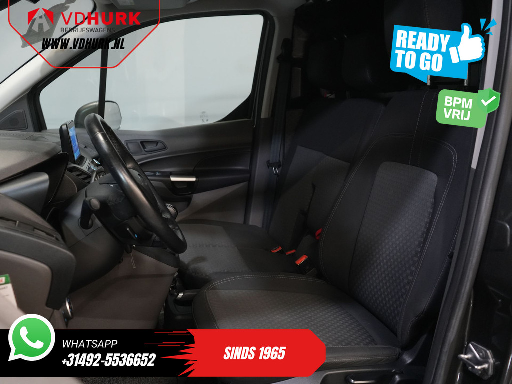 Ford Transit Connect Bestelbus 1.5 TDCI 100 pk BPM VRIJ! Ready2Go NL Auto/ 3Pers./ Imperiaal/ Carplay/ Climate/ Cruise/ Camera/ PDC/ Trekhaak 12