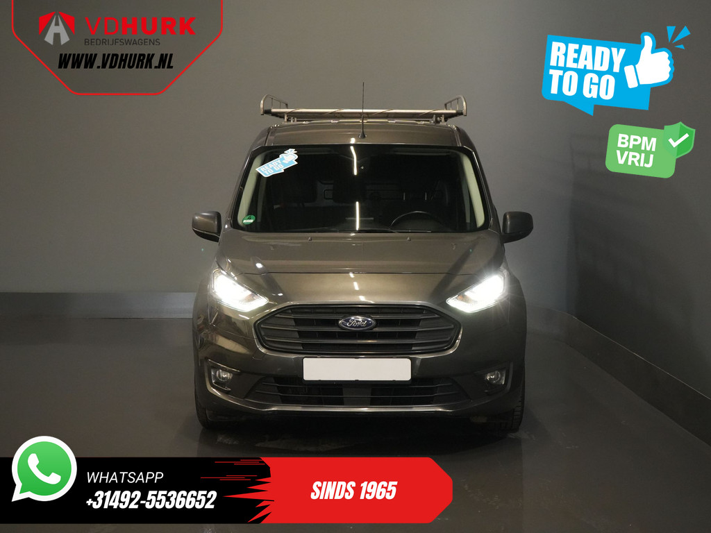 Ford Transit Connect Bestelbus 1.5 TDCI 100 pk BPM VRIJ! Ready2Go NL Auto/ 3Pers./ Imperiaal/ Carplay/ Climate/ Cruise/ Camera/ PDC/ Trekhaak 6