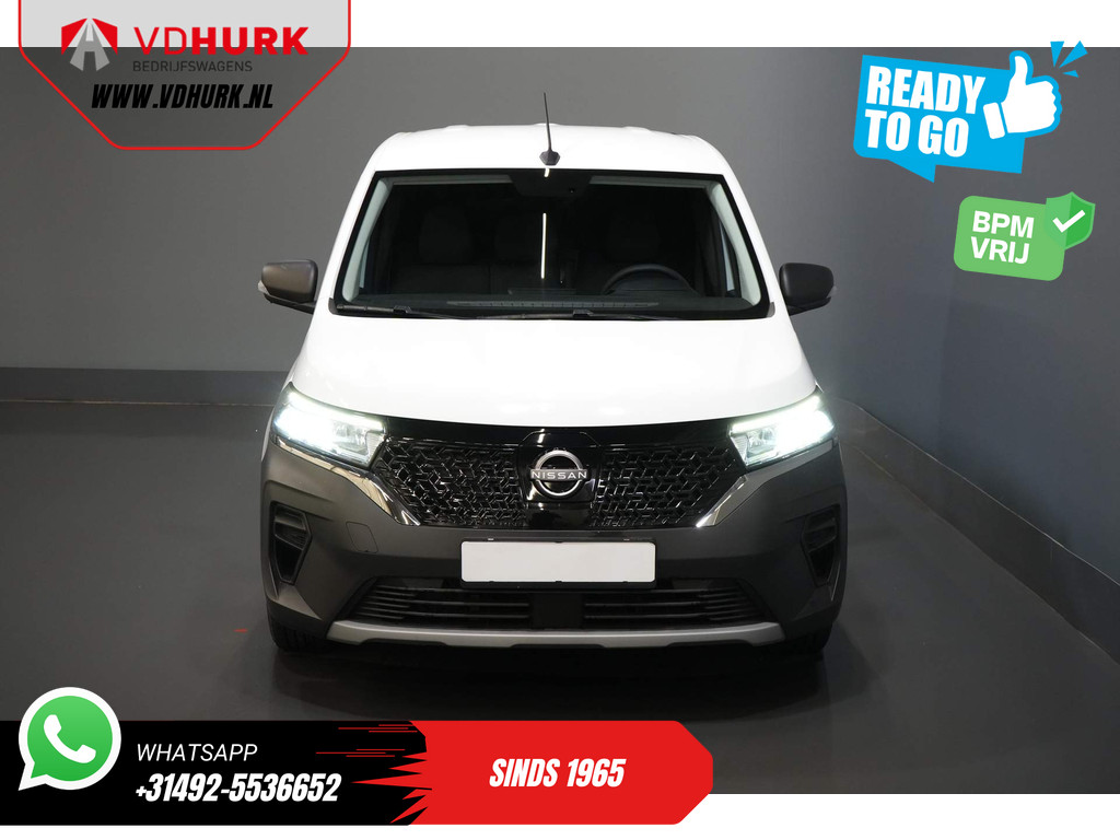 Nissan Townstar Bestelbus N-Connecta 45 kWh 301km WLTP BPM VRIJ! 5 JAAR/160.000km Garantie/ LED/ 3 Pers./ Snellaad/ Leder/ Climate/ PDC/ Cruise 6