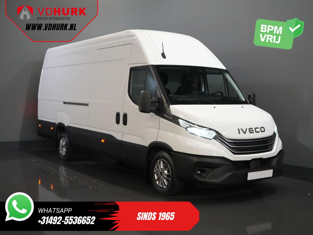 Iveco Daily Bestelbus 35S18HV 3.0 180 pk Aut. L4H3 BPM VRIJ! LED/ Virtual Cockpit/ Adapt.Cruise/ Gev.stoel/ 270gr deuren/ Navi/ Climate/ Carplay/ Came 0