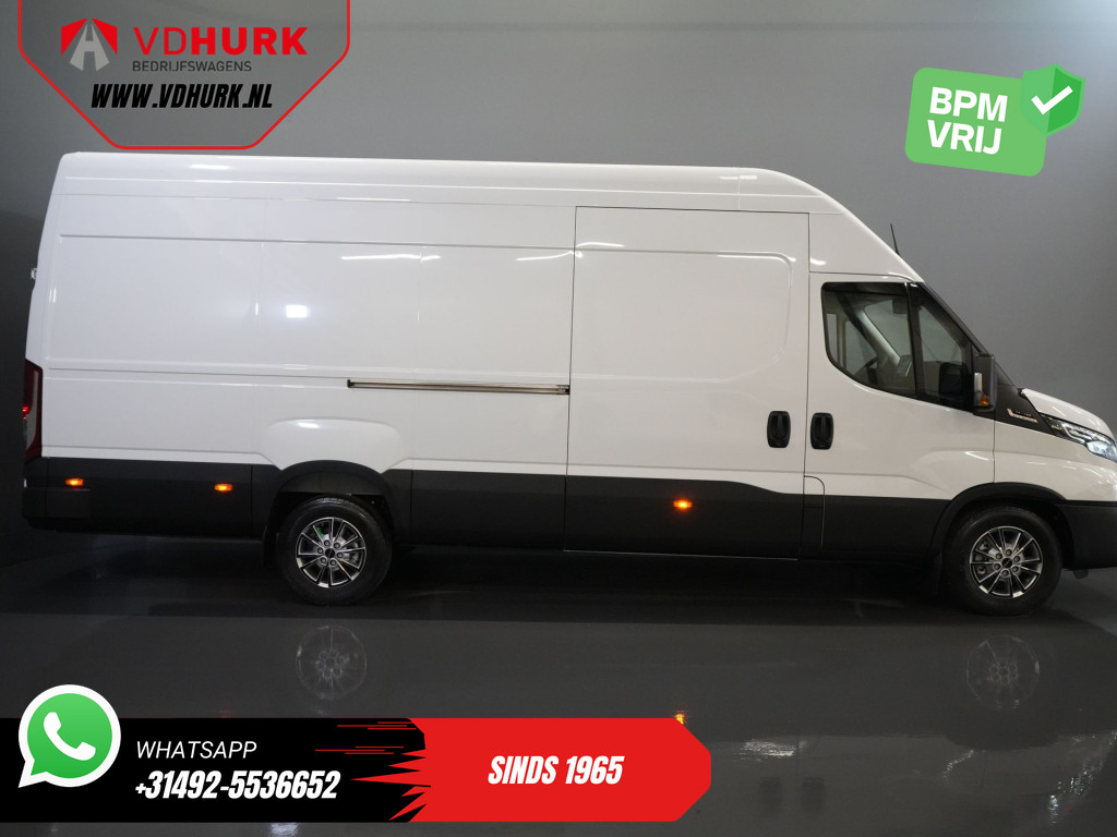 Iveco Daily Bestelbus 35S18HV 3.0 180 pk Aut. L4H3 BPM VRIJ! LED/ Virtual Cockpit/ Adapt.Cruise/ Gev.stoel/ 270gr deuren/ Navi/ Climate/ Carplay/ Came 9