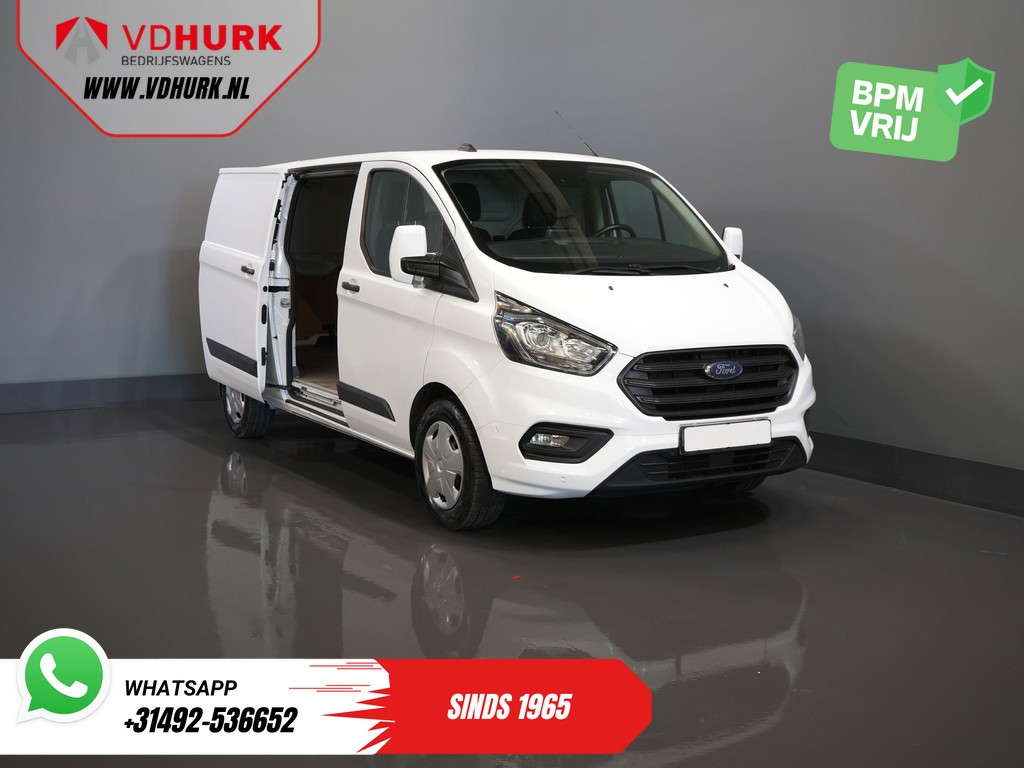 Ford Transit Custom Bestelbus 320 2.0 TDCI 130 pk Aut. L2 Trend BPM VRIJ! Riem V.V./ Navi/ Carplay/ Camera/ PDC/ Trekhaak 7