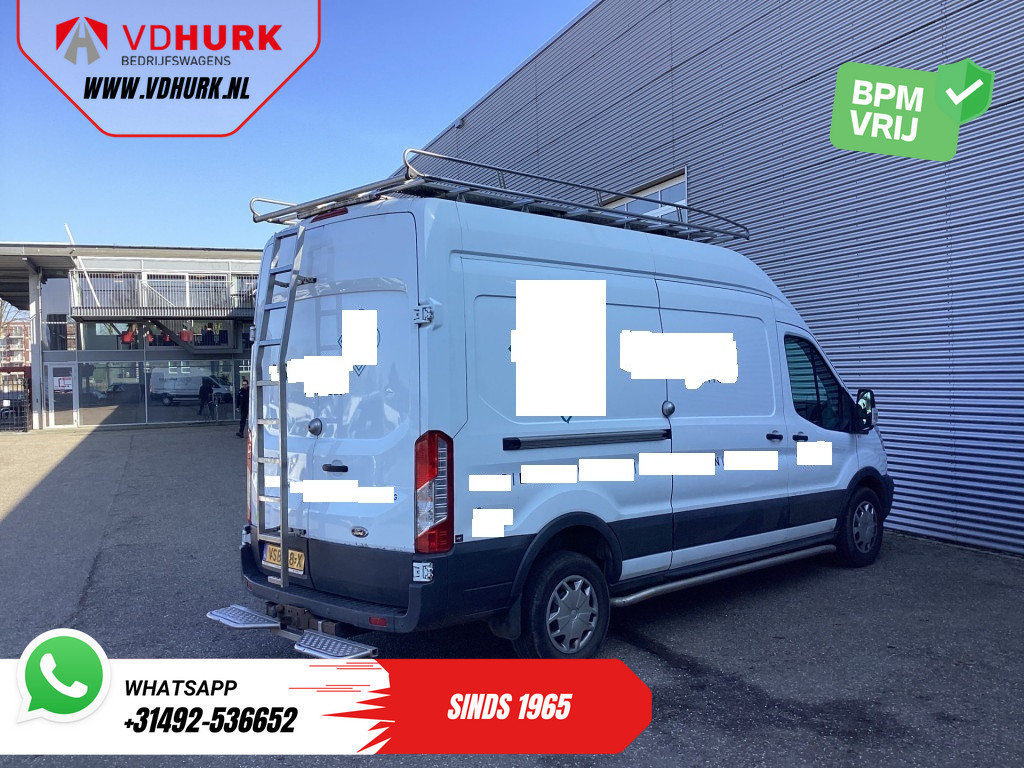 Ford Transit Bestelbus 350 2.0 TDCI 130pk L3H3 Imperiaal + Ladder/ 2.8t Trekverm./ Airco/ Cruise/ Trekhaak 1