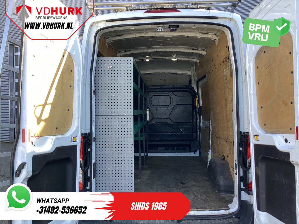 Ford Transit Bestelbus 350 2.0 TDCI 130pk L3H3 Imperiaal + Ladder/ 2.8t Trekverm./ Airco/ Cruise/ Trekhaak 4