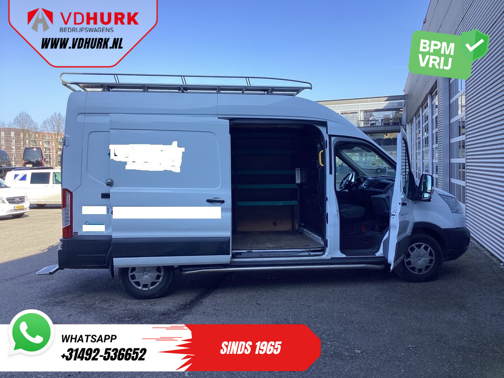 Ford Transit Bestelbus 350 2.0 TDCI 130pk L3H3 Imperiaal + Ladder/ 2.8t Trekverm./ Airco/ Cruise/ Trekhaak 5