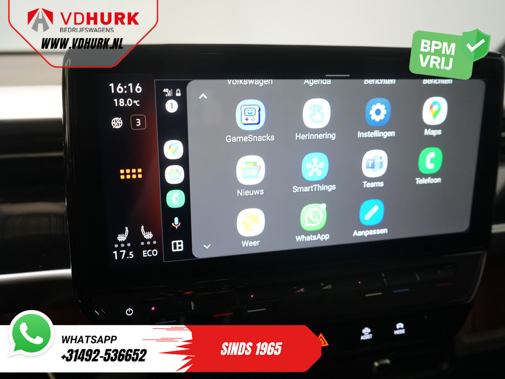 Volkswagen ID. Buzz Personenbus 79 kWh 360km WLTP 2x Schuifdeur/ Snellader/ Stoelverw./ Keyless/ Carplay/ 360 Camera/ PDC/ Climate/ Trekhaak 24
