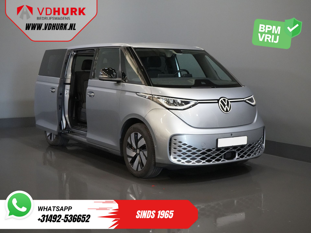 Volkswagen ID. Buzz Personenbus 79 kWh 360km WLTP 2x Schuifdeur/ Snellader/ Stoelverw./ Keyless/ Carplay/ 360 Camera/ PDC/ Climate/ Trekhaak 7