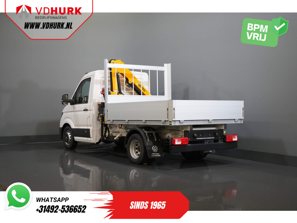 Volkswagen Crafter Open laadbak 50 165 pk Effer 352S Kraan/ Crane/ Kran/ Autokran/ PTO/ Open laadbak/ Dubbel Lucht 2