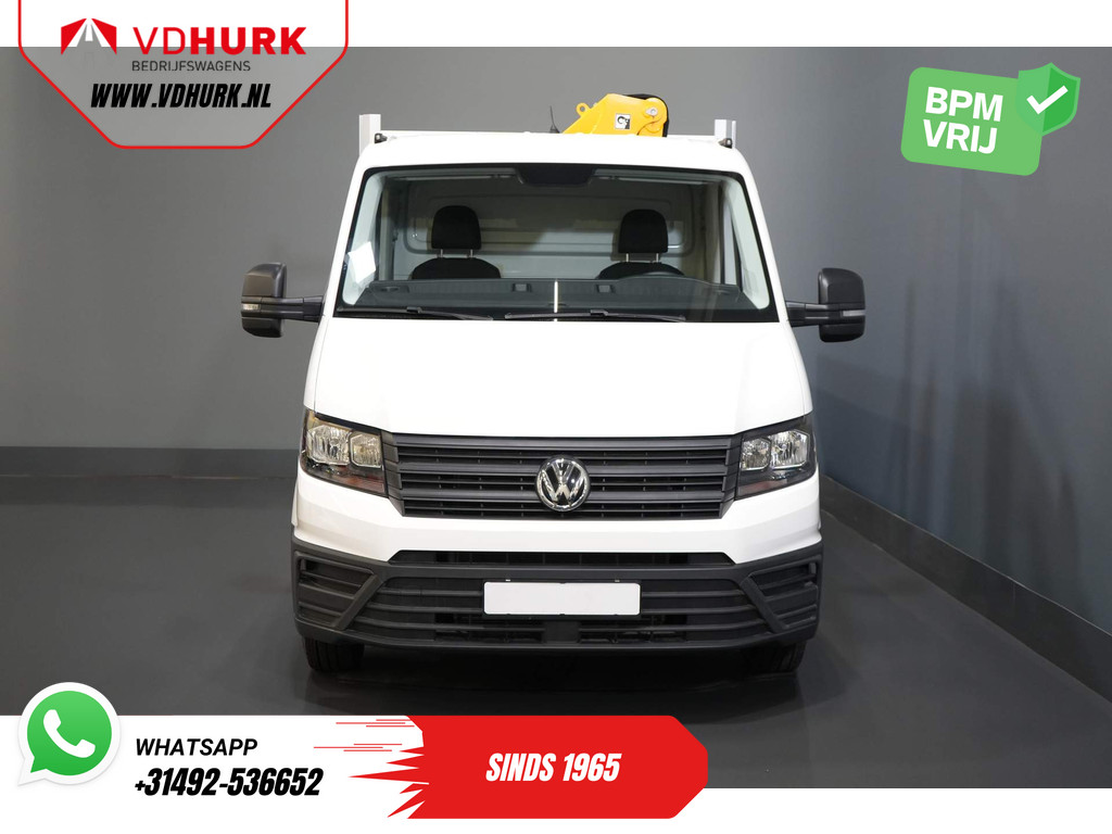 Volkswagen Crafter Open laadbak 50 165 pk Effer 352S Kraan/ Crane/ Kran/ Autokran/ PTO/ Open laadbak/ Dubbel Lucht 6