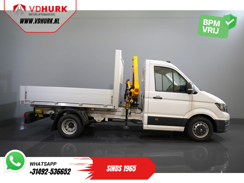 Volkswagen Crafter Open laadbak 50 165 pk Effer 352S Kraan/ Crane/ Kran/ Autokran/ PTO/ Open laadbak/ Dubbel Lucht 9