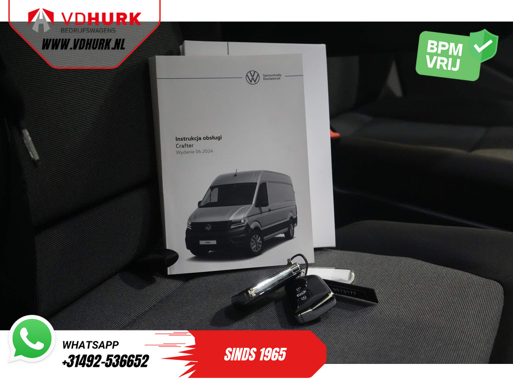 Volkswagen Crafter Bestelbus 35 2.0 TDI 140 pk DSG Aut. L3H3 BPM VRIJ! LED/ Virtual Cockpit/ Camera/ Cruise/ Carplay/ Gev.Stoel 26
