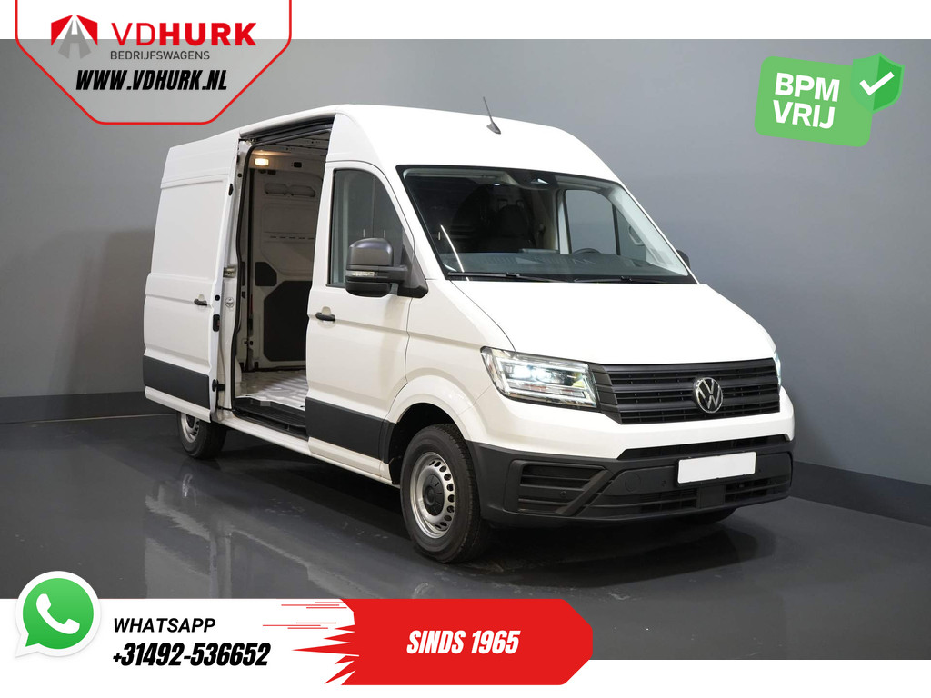 Volkswagen Crafter Bestelbus 35 2.0 TDI 140 pk DSG Aut. L3H3 BPM VRIJ! LED/ Virtual Cockpit/ Camera/ Cruise/ Carplay/ Gev.Stoel 7