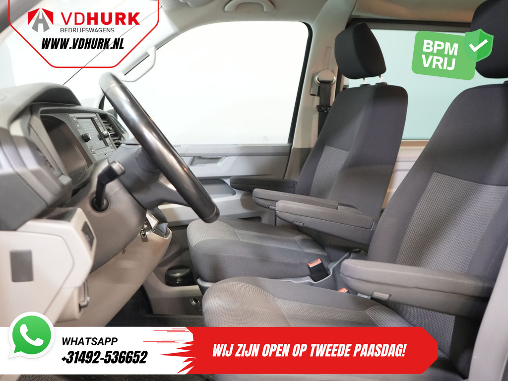 Volkswagen Transporter Bestelbus 2.0 TDI 150 pk DSG Aut. L2 DC Dubbel Cabine BPM VRIJ! LED/ Adapt.Cruise/ Standkachel/ Stoelverw./ Carplay/ Camera/ PDC/ LMV/ Tre 13