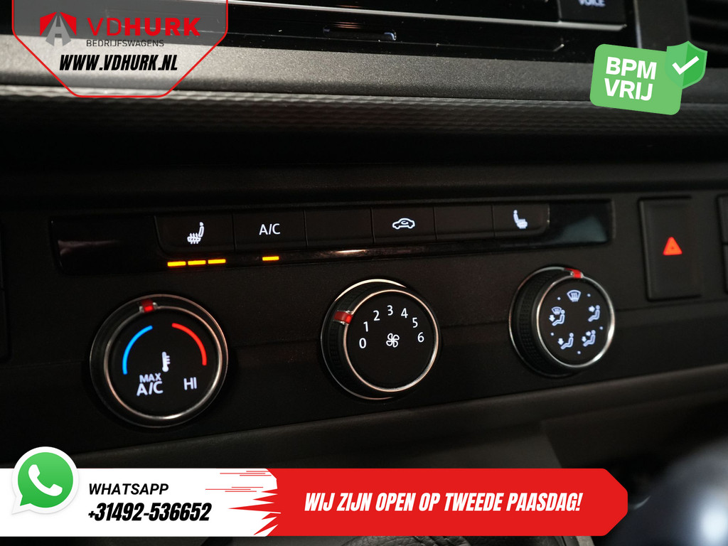 Volkswagen Transporter Bestelbus 2.0 TDI 150 pk DSG Aut. L2 DC Dubbel Cabine BPM VRIJ! LED/ Adapt.Cruise/ Standkachel/ Stoelverw./ Carplay/ Camera/ PDC/ LMV/ Tre 19
