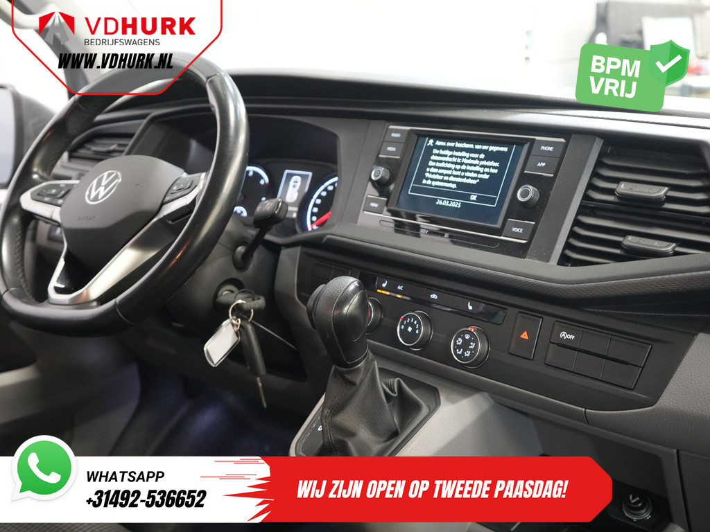 Volkswagen Transporter Bestelbus 2.0 TDI 150 pk DSG Aut. L2 DC Dubbel Cabine BPM VRIJ! LED/ Adapt.Cruise/ Standkachel/ Stoelverw./ Carplay/ Camera/ PDC/ LMV/ Tre 2