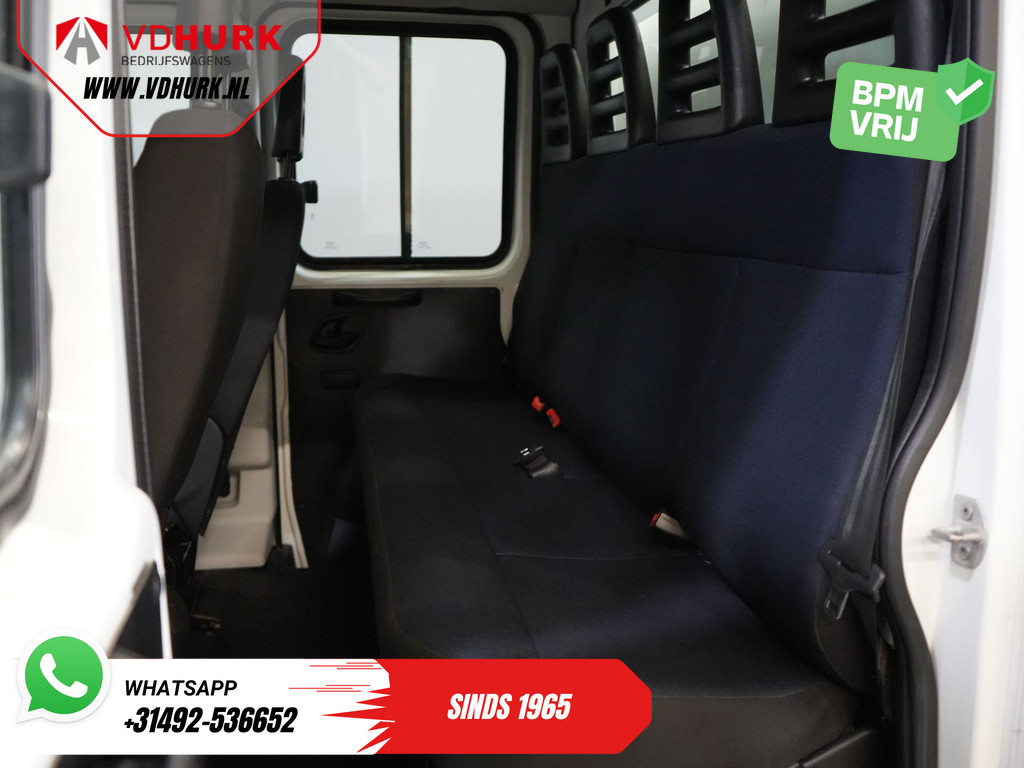 Iveco Daily Open laadbak 35C14D 2.3 140 pk Aut. ZF DC Dubbel Cabine 6 Pers./ Kipper/ Pick Up/ Open Laadbak/ 3.5t Trekverm./ Dubbel Lucht/ Gev.Stoel/ Clim 16