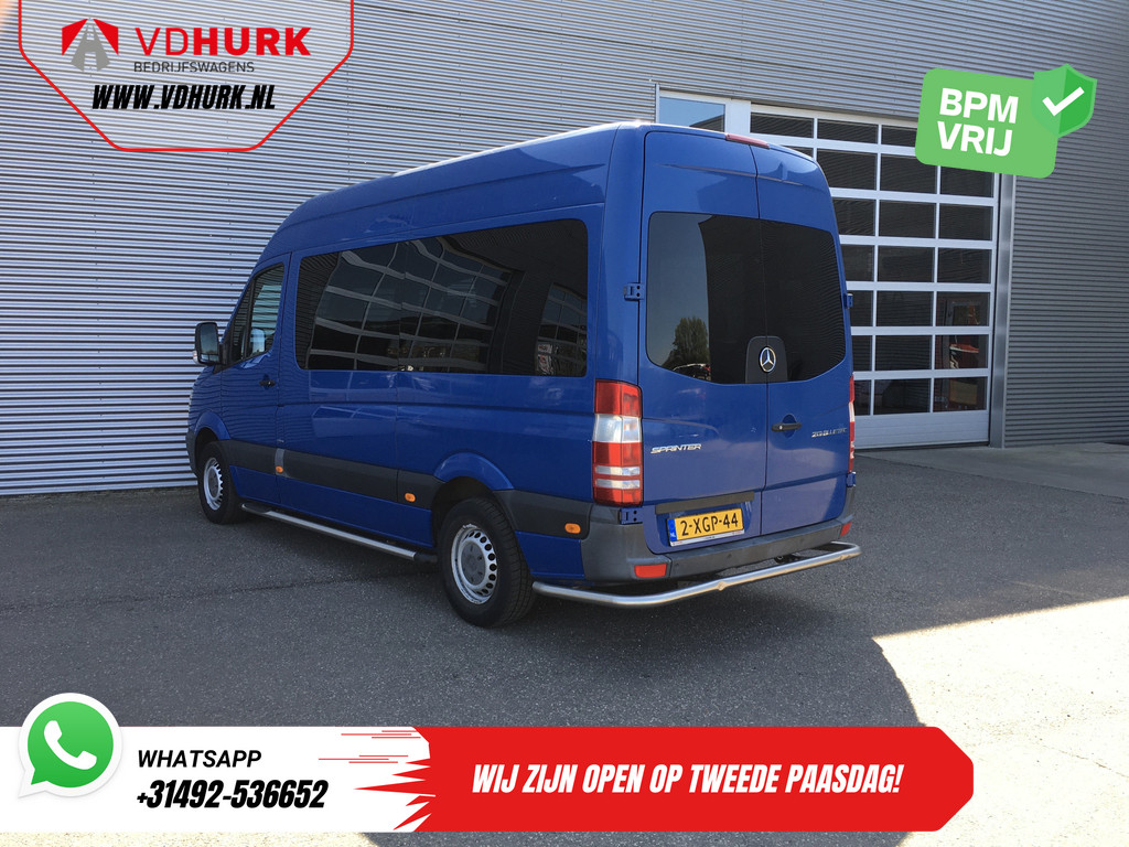 Mercedes-Benz Sprinter Personenvervoer 213 2.2 CDI Aut. L2H2 €12.032 Incl. BTW BPM VRIJ! Rijdt Goed/ Combi/ 9 Persoons/ Kombi/ 9P/ Airco 1