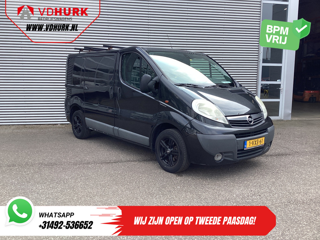 Opel Vivaro Bestelbus 2.5 CDTI 145 pk BPM VRIJ! APK 08-2025/ 3 Pers./ LMV/ PDC/ Dakdragers/ Cruise/ Airco 0