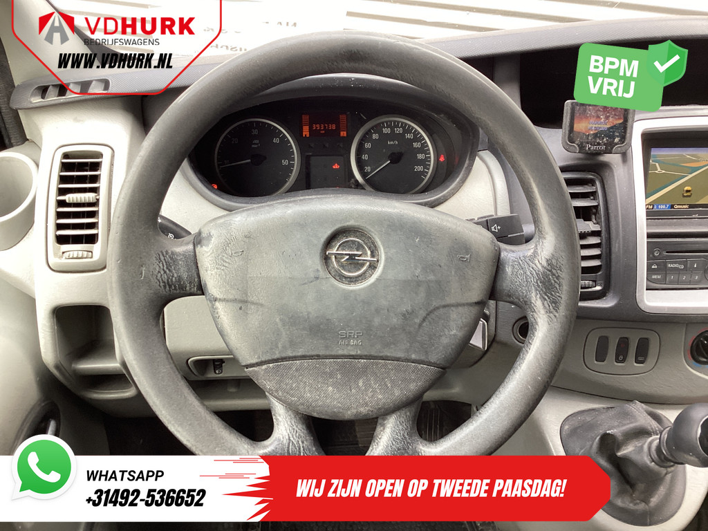 Opel Vivaro Bestelbus 2.5 CDTI 145 pk BPM VRIJ! APK 08-2025/ 3 Pers./ LMV/ PDC/ Dakdragers/ Cruise/ Airco 11