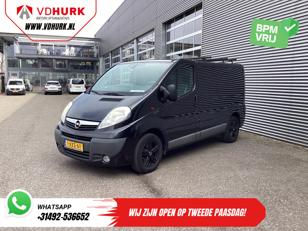 Opel Vivaro Bestelbus 2.5 CDTI 145 pk BPM VRIJ! APK 08-2025/ 3 Pers./ LMV/ PDC/ Dakdragers/ Cruise/ Airco 8