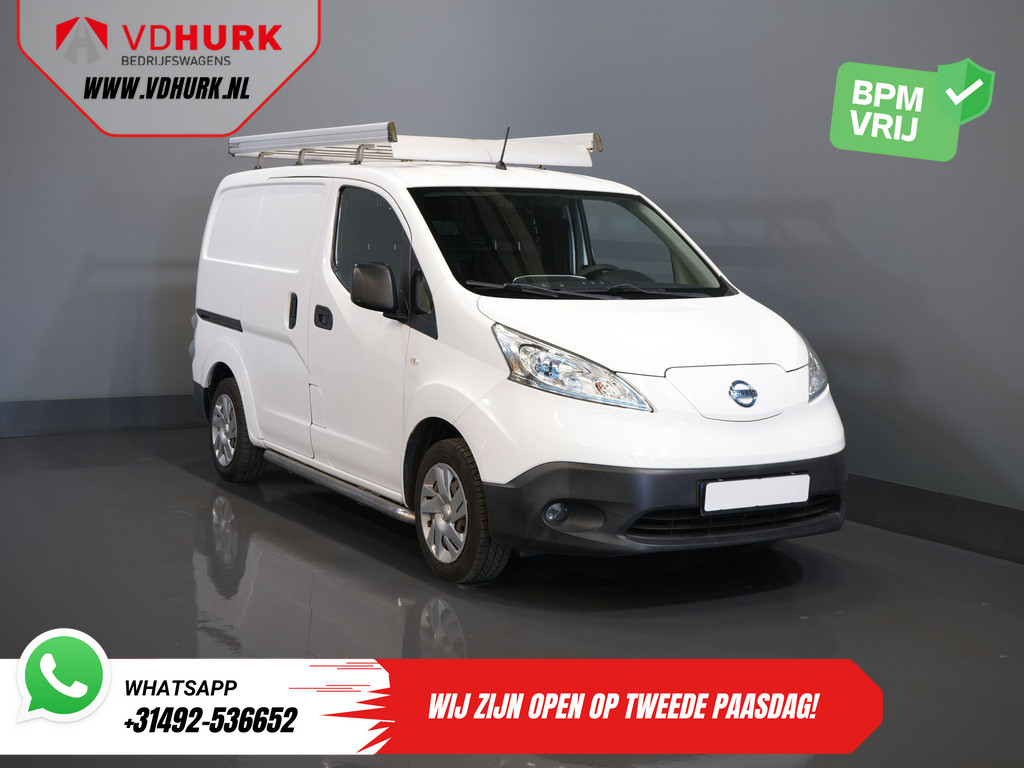 Nissan E-NV200 Bestelbus Optima 24kWh 105 km WLTP Snellader/ Imperiaal/ Sidebars/ PDC/ Cruise/ Airco 0