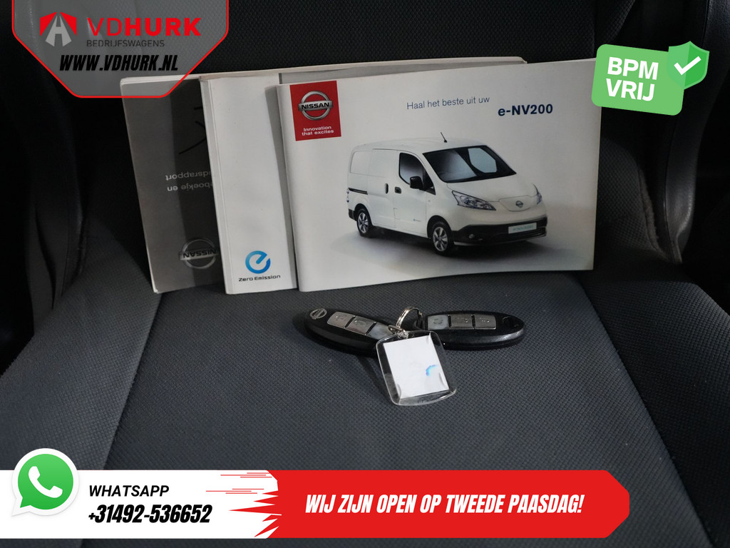 Nissan E-NV200 Bestelbus Optima 24kWh 105 km WLTP Snellader/ Imperiaal/ Sidebars/ PDC/ Cruise/ Airco 20