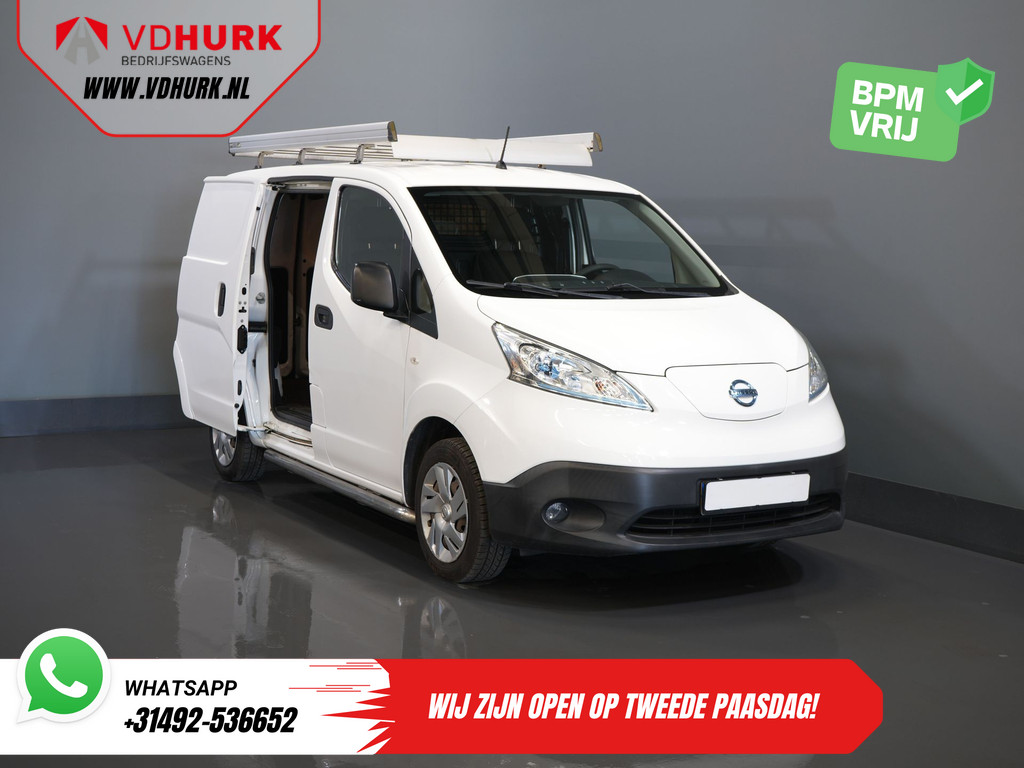 Nissan E-NV200 Bestelbus Optima 24kWh 105 km WLTP Snellader/ Imperiaal/ Sidebars/ PDC/ Cruise/ Airco 8