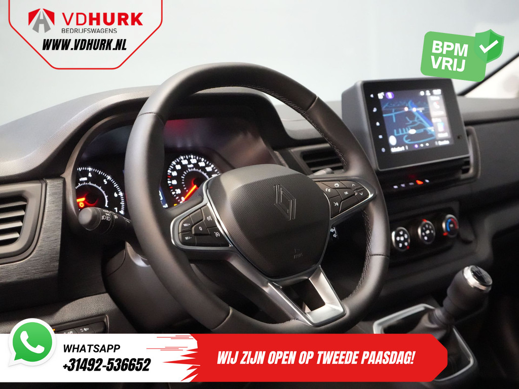 Renault Trafic Bestelbus 2.0 dCi 130 pk L2 BPM VRIJ! DC Dubbel Cabine LED/ 2xSchuifdeur/ Navi/ Carplay/ Camera/ PDC/ Cruise 11
