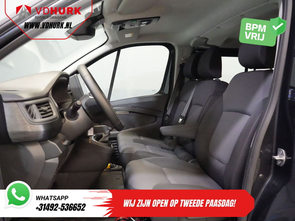 Renault Trafic Bestelbus 2.0 dCi 130 pk L2 BPM VRIJ! DC Dubbel Cabine LED/ 2xSchuifdeur/ Navi/ Carplay/ Camera/ PDC/ Cruise 13