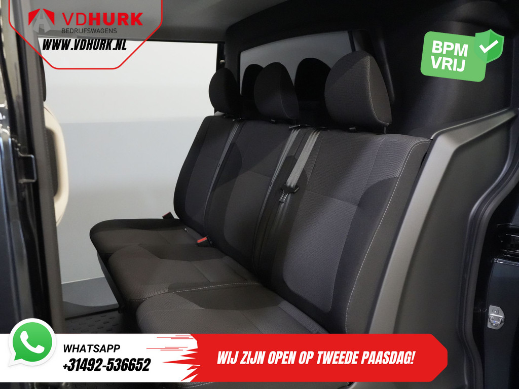 Renault Trafic Bestelbus 2.0 dCi 130 pk L2 BPM VRIJ! DC Dubbel Cabine LED/ 2xSchuifdeur/ Navi/ Carplay/ Camera/ PDC/ Cruise 16