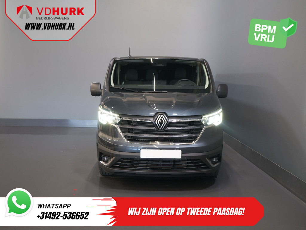 Renault Trafic Bestelbus 2.0 dCi 130 pk L2 BPM VRIJ! DC Dubbel Cabine LED/ 2xSchuifdeur/ Navi/ Carplay/ Camera/ PDC/ Cruise 6