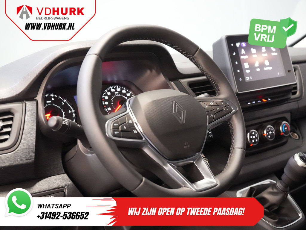 Renault Trafic Bestelbus 2.0 dCi 130 pk L2 BPM VRIJ! DC Dubbel Cabine LED/ 2xSchuifdeur/ Navi/ Carplay/ Camera/ PDC/ Cruise 11