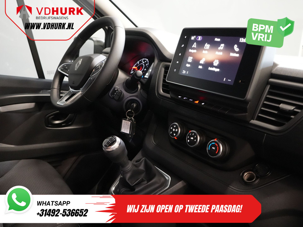 Renault Trafic Bestelbus 2.0 dCi 130 pk L2 BPM VRIJ! DC Dubbel Cabine LED/ 2xSchuifdeur/ Navi/ Carplay/ Camera/ PDC/ Cruise 11