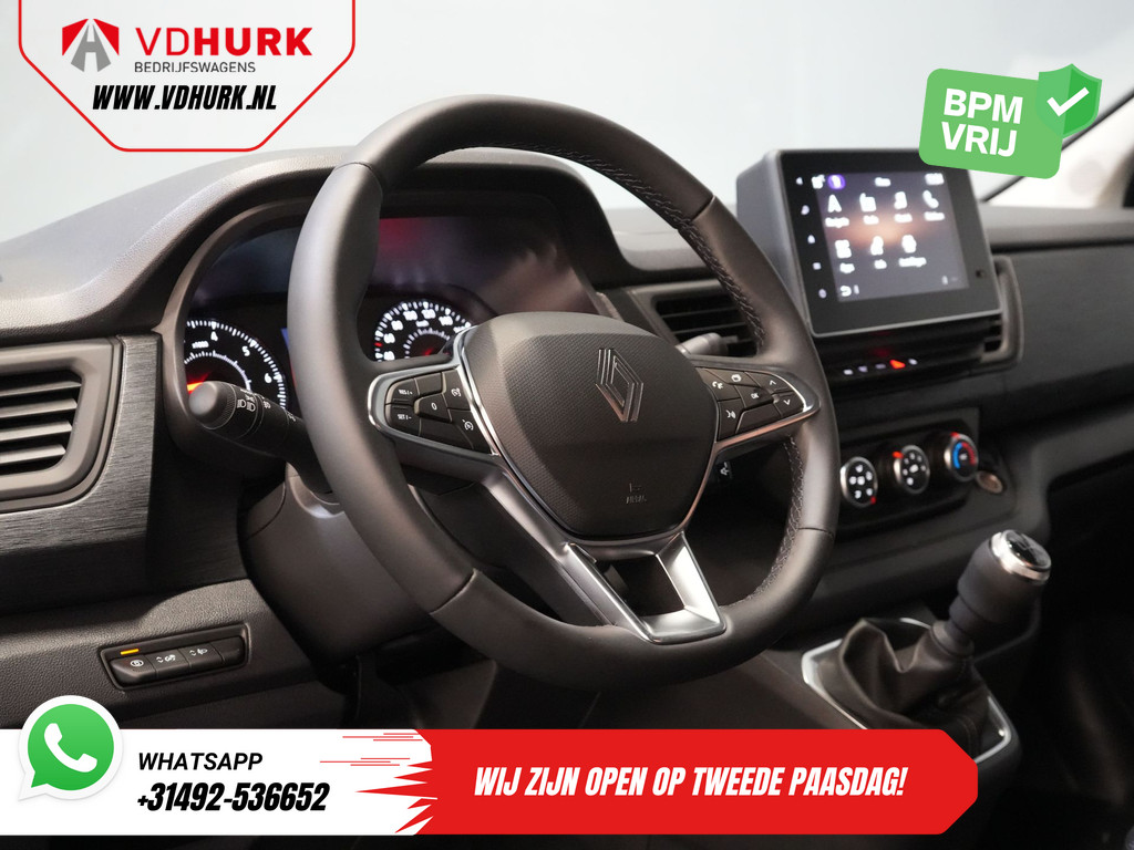 Renault Trafic Bestelbus 2.0 dCi 130 pk L2 BPM VRIJ! DC Dubbel Cabine LED/ 2xSchuifdeur/ Navi/ Carplay/ Camera/ PDC/ Cruise 2