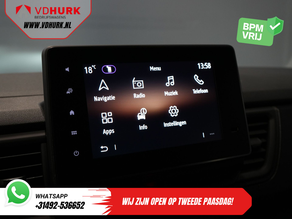 Renault Trafic Bestelbus 2.0 dCi 130 pk L2 BPM VRIJ! DC Dubbel Cabine LED/ 2xSchuifdeur/ Navi/ Carplay/ Camera/ PDC/ Cruise 22