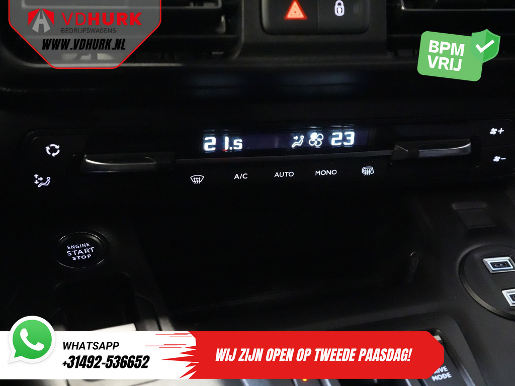 Peugeot Partner Bestelbus 1.5 HDi 130 pk Aut. L2 BPM VRIJ! Virtual Cockpit/ Carplay/ Climate/ Camera/ PDC/ Cruise 20