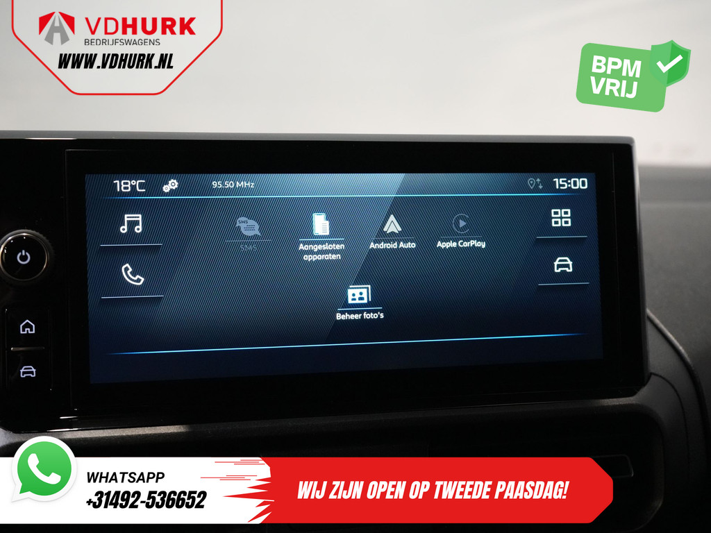 Peugeot Partner Bestelbus 1.5 HDi 130 pk Aut. L2 BPM VRIJ! Virtual Cockpit/ Carplay/ Climate/ Camera/ PDC/ Cruise 23