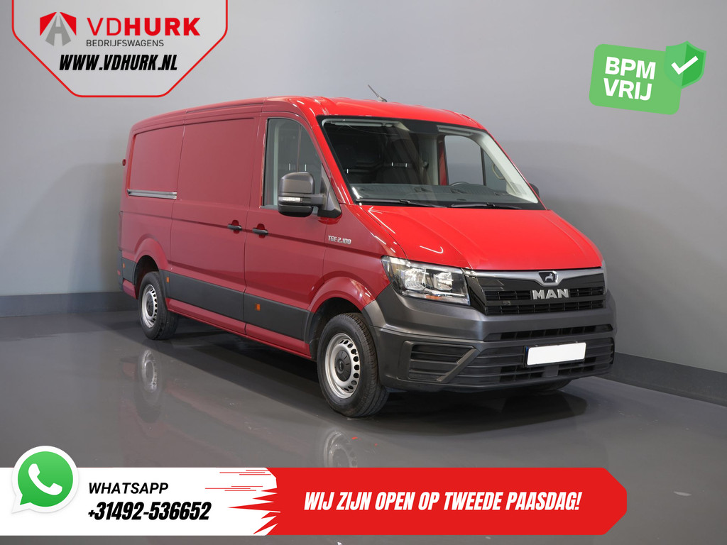 MAN TGE Bestelbus 2.0 TDI L3H2 BPM VRIJ! 3 Pers./ 2.5t Trekverm./ Carplay/ Betimmerd/ Cruise/ Navi/ Camera 0
