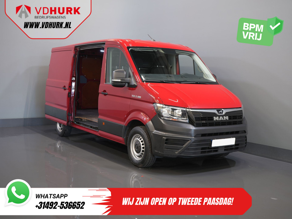 MAN TGE Bestelbus 2.0 TDI L3H2 BPM VRIJ! 3 Pers./ 2.5t Trekverm./ Carplay/ Betimmerd/ Cruise/ Navi/ Camera 8