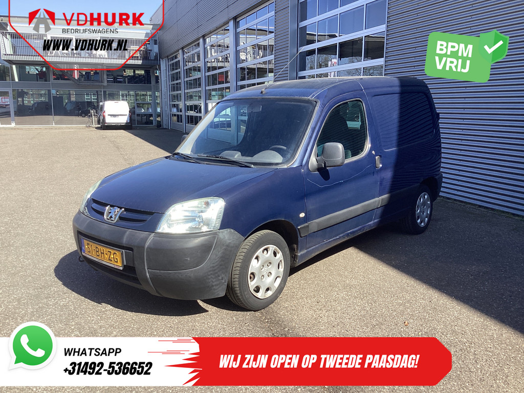 Peugeot Partner Bestelbus 1.4 75 pk EXPORT ONLY BENZINE/ Riem V.V/ NL auto/ Trekhaak/ Radio 1