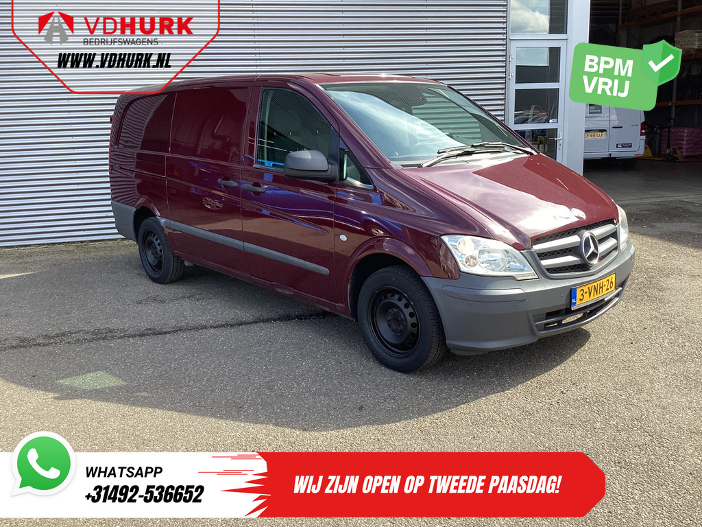 Mercedes-Benz Vito Bestelbus 113 CDI L2 EXPORT ONLY APK 2-2026/ PDC/ Cruise/ Trekhaak/ Airco 0