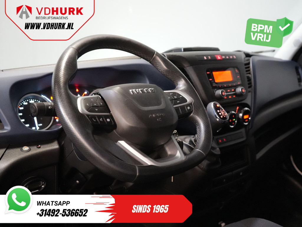 Iveco Daily Open laadbak 35S16V 2.3 160 pk Aut. ZF 3 Zijde Kipper BPM VRIJ! 3.5t Trekverm./ LED/ Gev.Stoel/ Climate/ Cruise/ DAB/ Open Laadbak/ Pick Up/  11