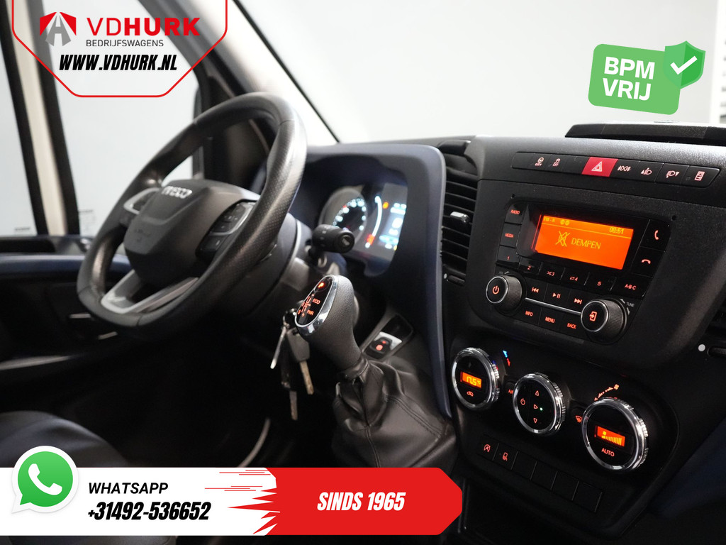 Iveco Daily Open laadbak 35S16V 2.3 160 pk Aut. ZF 3 Zijde Kipper BPM VRIJ! 3.5t Trekverm./ LED/ Gev.Stoel/ Climate/ Cruise/ DAB/ Open Laadbak/ Pick Up/  2