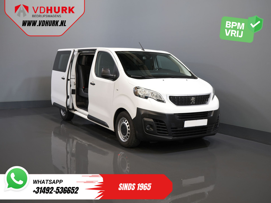 Peugeot Expert Bestelbus 2.0 HDI 125 pk L3 Dubbel Cabine BPM VRIJ! DC NL Auto/ 6 Pers./ Cruise/ PDC 7