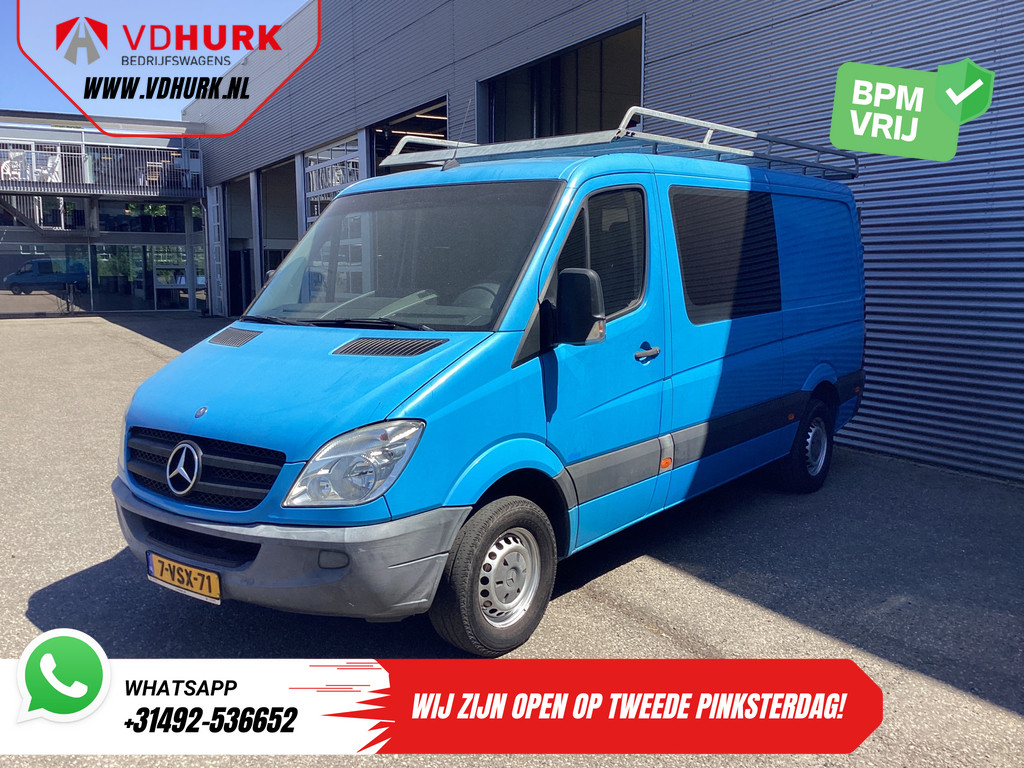 Mercedes-Benz Sprinter Bestelbus 313 2.2 CDI Aut. L2 DC Dubbel Cabine EXPORT ONLY Airco/ 2.8t Trekverm./ Imperiaal & Trap 7