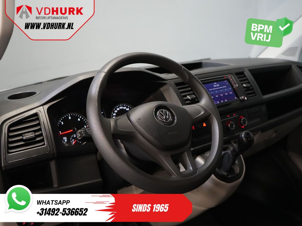 Volkswagen Transporter Bestelbus 2.0 TDI L2 DC Dubbel Cabine BPM VRIJ! NL Auto/ Imperiaal/ Carplay/ 18