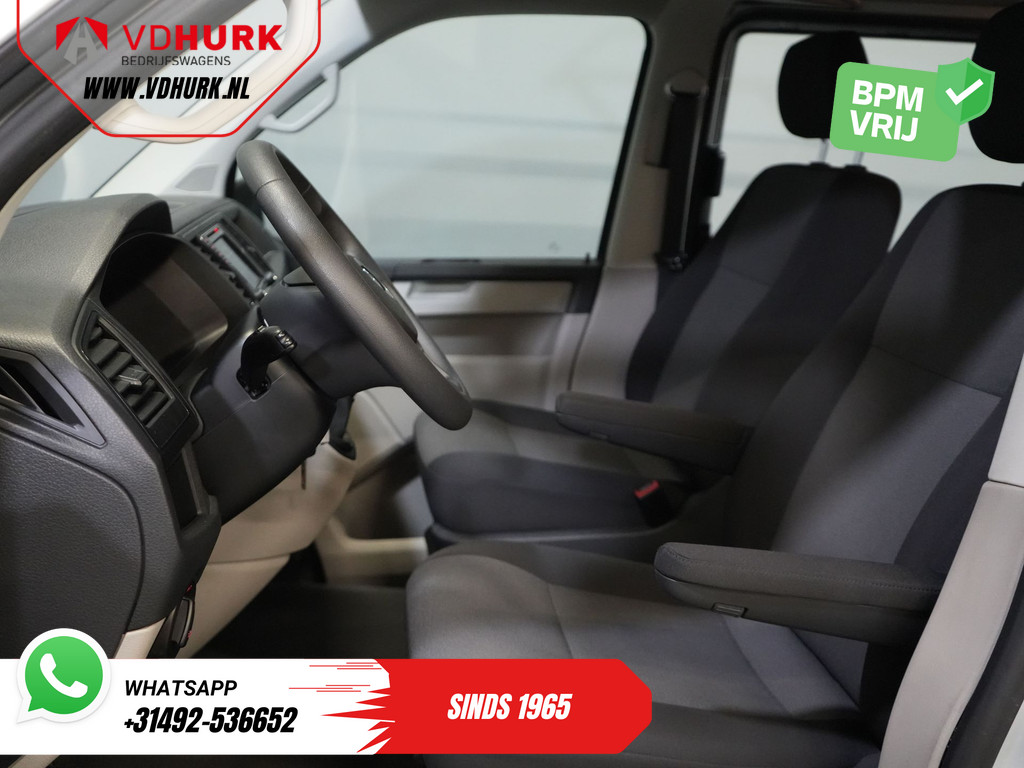 Volkswagen Transporter Bestelbus 2.0 TDI L2 DC Dubbel Cabine BPM VRIJ! NL Auto/ Imperiaal/ Carplay/ 18