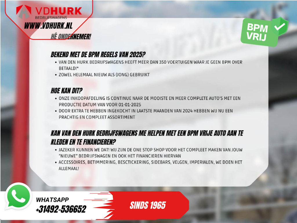 Volkswagen Transporter Bestelbus 2.0 TDI L2 DC Dubbel Cabine BPM VRIJ! NL Auto/ Imperiaal/ Carplay/ 18