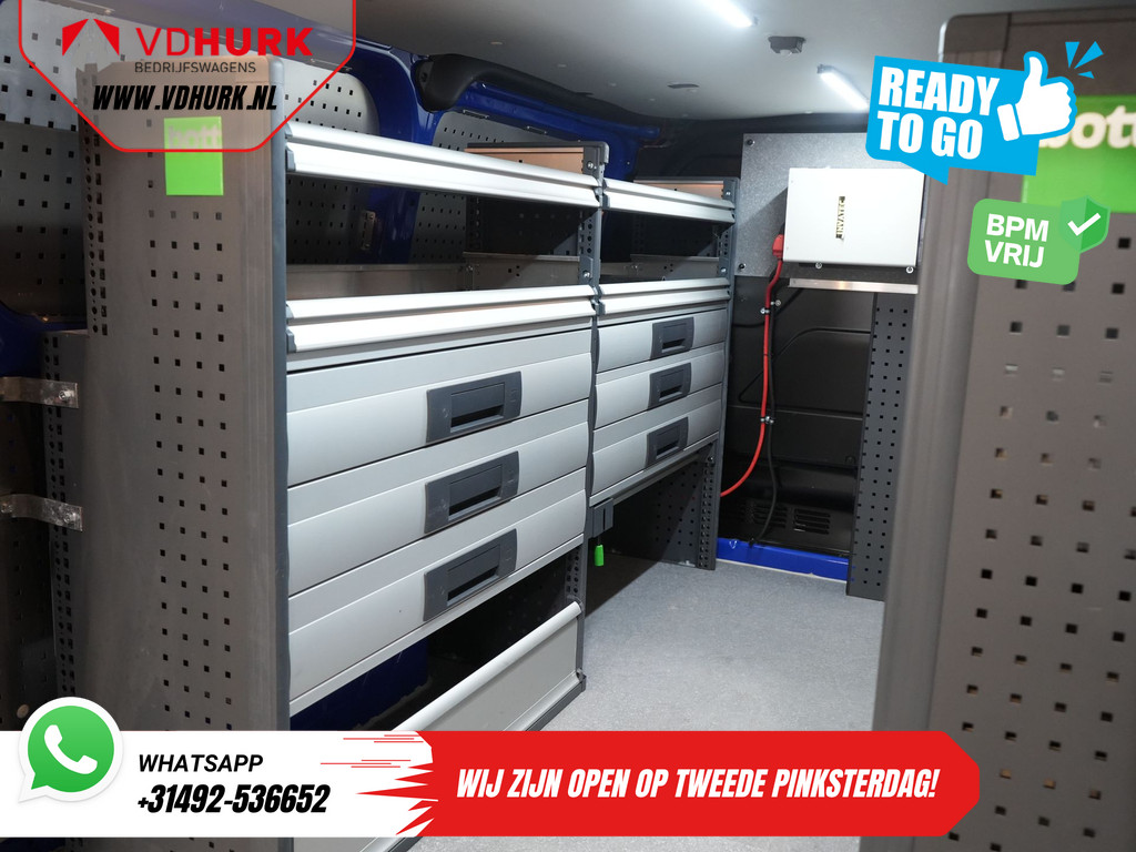 Ford Transit Custom Bestelbus 2.0 TDCI 130 pk Aut. BPM VRIJ! Ready2Go! BOTT Inrichting L+R/ Riem V.V/ Omvormer/ Gev.Stoel/ Stoelverw./ Cruise/ PDC/ Trekhaak/  15